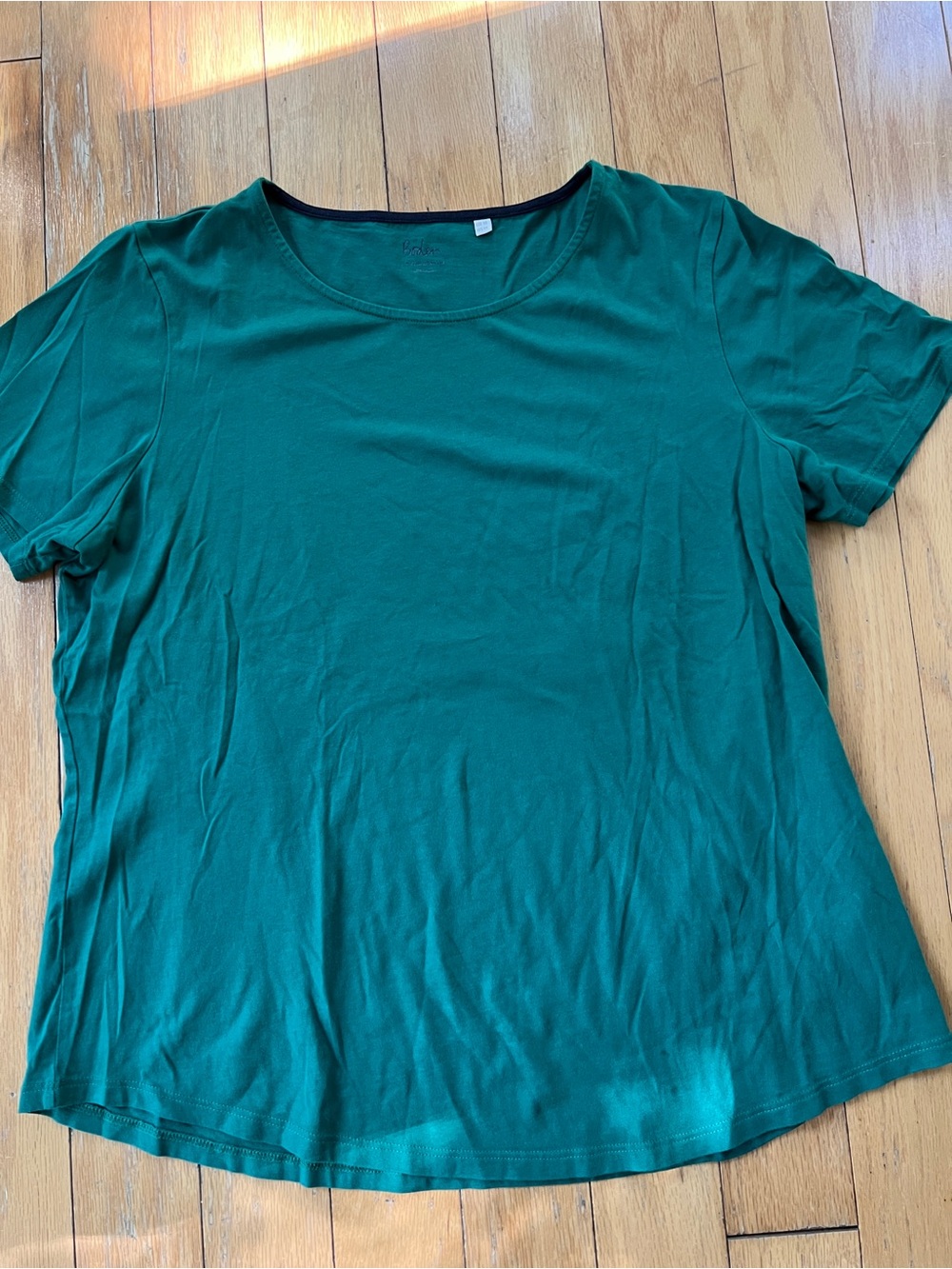 Boden Emerald Green Short Sleeve Crewneck Tee